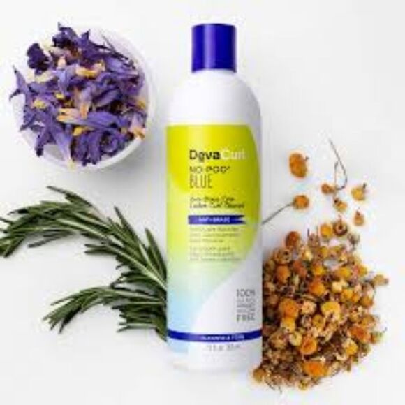 DEVA Curl NO POO Blue Anti-Brass Zero Lather Curl Cleanser - Picture 9 of 14